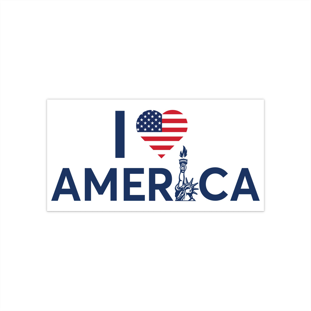 I Love America -  Bumper Sticker