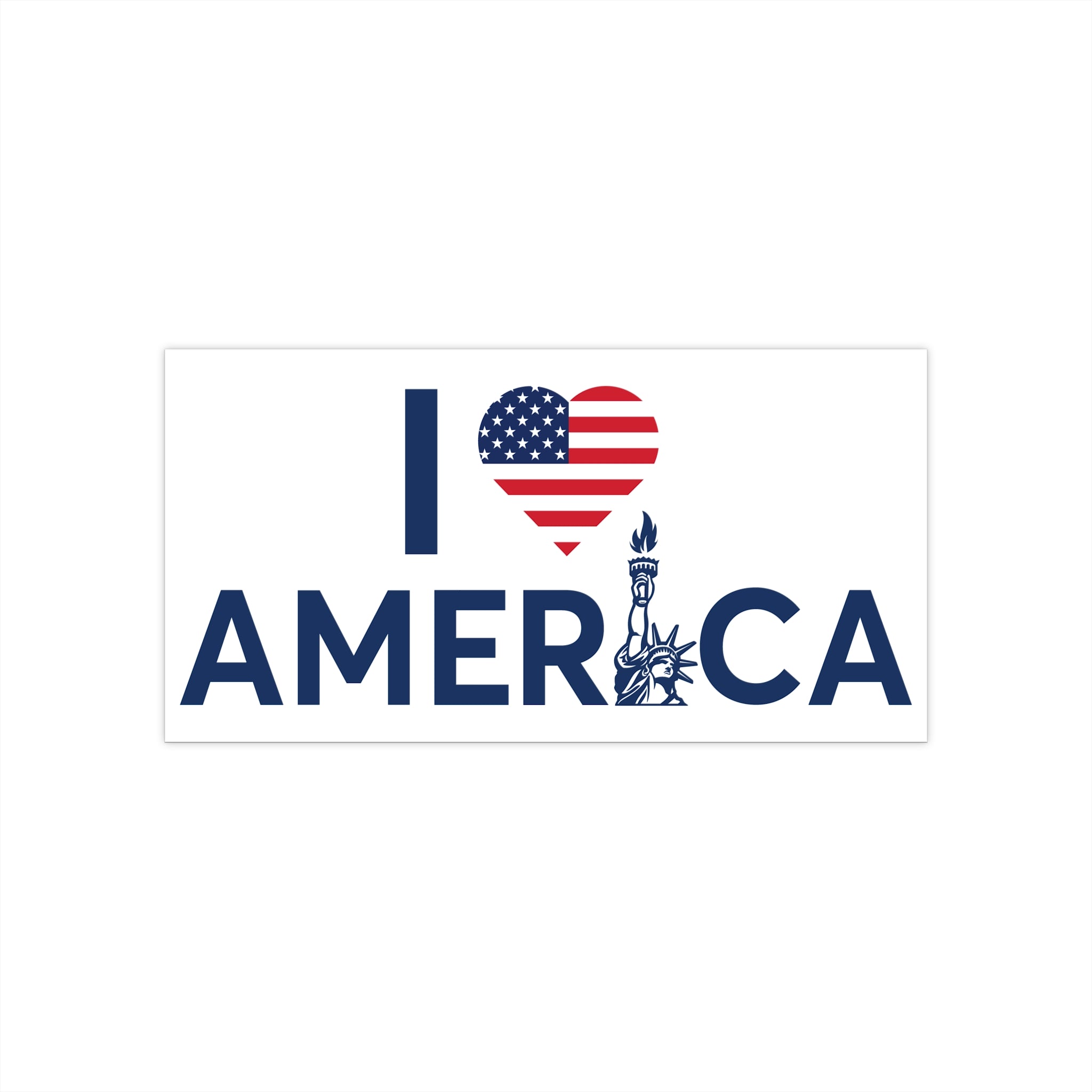 I Love America -  Bumper Sticker