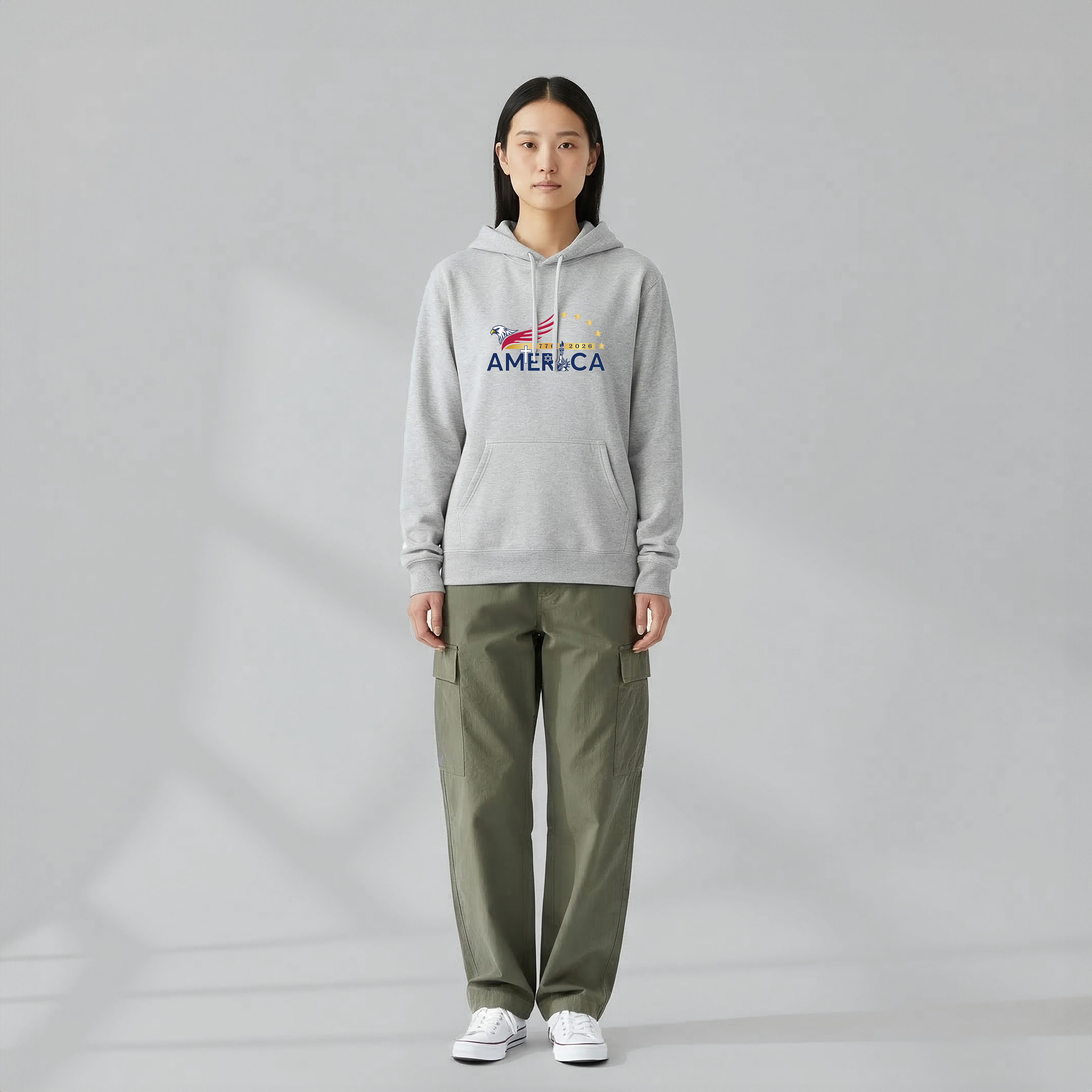 American Originals - Grey Hoodie (Adult)