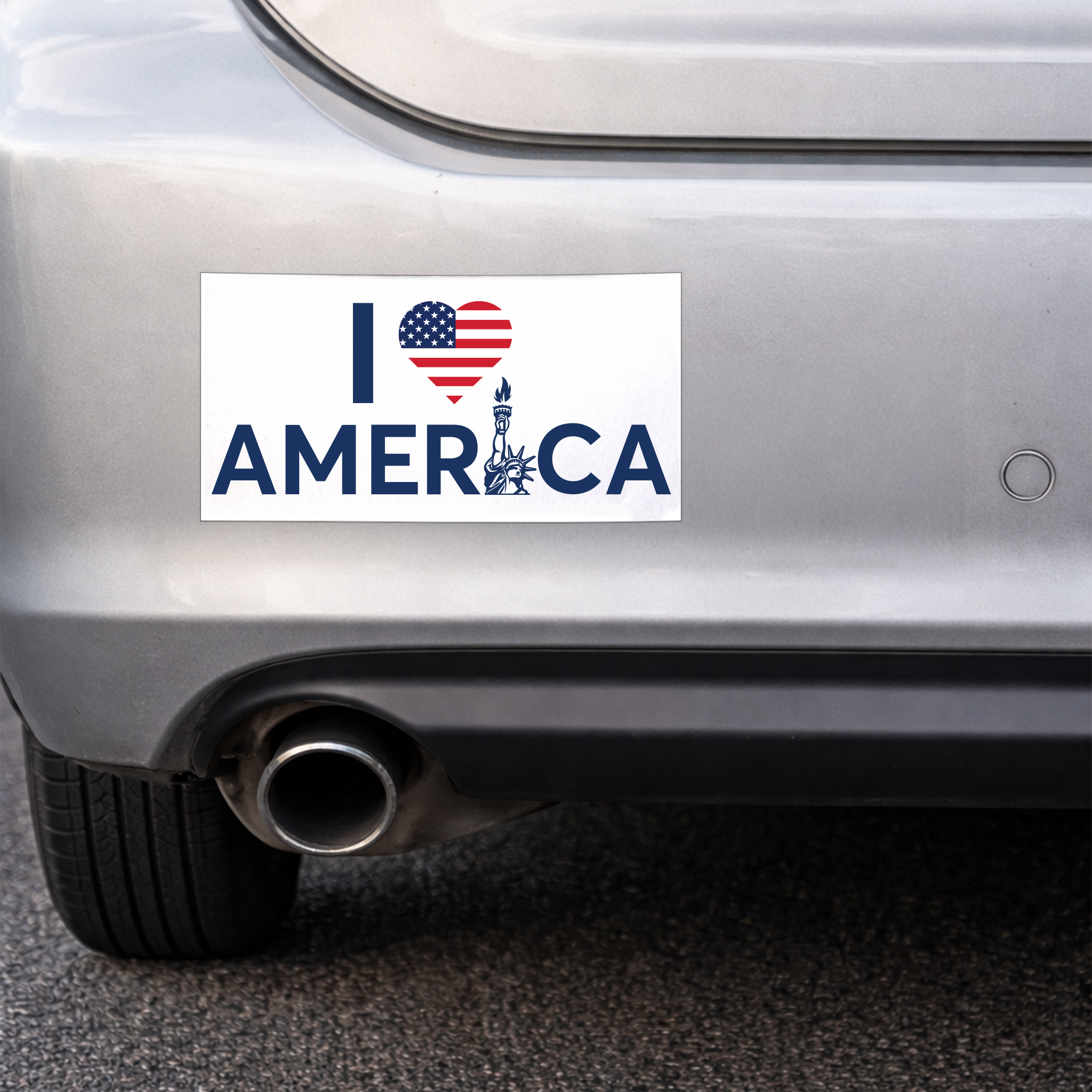 I Love America -  Bumper Sticker